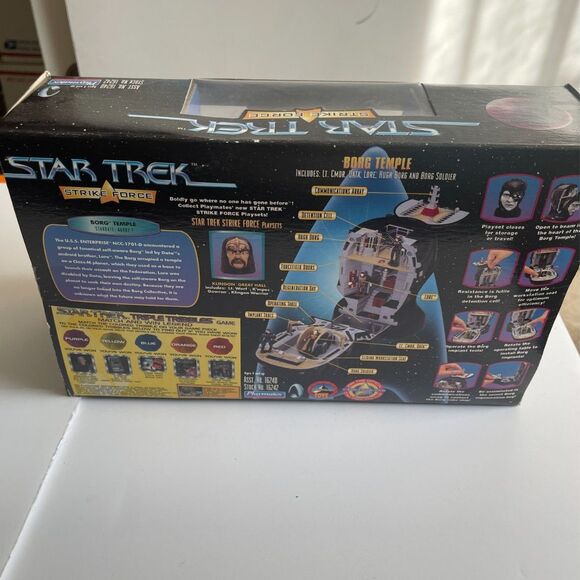 VTG Star Trek Strike Force Borg Temple Playset Collectors Edition 1997 Playmates - Picture 5 of 11